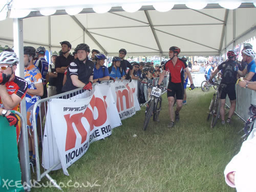 Transition was always a busy place to be with 2400 riders competing