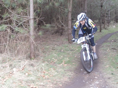 Gerald Tudor (ex Beyond Mountain Bikes, now Owen Cycles) always looks fast and never looks like slowing down.